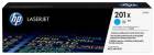 HP 201X High Capacity Cyan LJ Toner Cartridge, CF401X