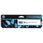 HP 980 Cyan Original Ink Cartridge, D8J07A