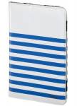 Hama Stripes pouzdro na tablet do 20,3 cm (8"), bílé s modrými proužky