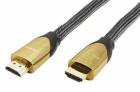 Roline PREMIUM High Speed HDMI kabel s Ethernetem, Ultra-HD, 4K, HDMI M-HDMI M, zlacené konektory, certifikovaný, 3m
