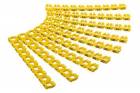 Kabelový značkovač, písmena A-C, 90ks, žlutý, 6mm