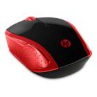 HP Wireless Mouse 200 - Empress Red, bezdrátová myš 2HU82AA