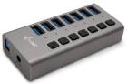 i-tec USB 3.0 nabíjecí HUB 7 Port + napájecí adaptér 36 W