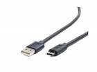 Gembird USB 2.0 AM cable to type-C (AM/CM), 1.8m, černá - CCP-USB2-AMCM-6 