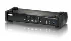 Aten CS-1924 DataSwitch elektronický 4K 4:1 (kláv.,DP,myš,audio) USB3.0