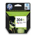 HP 304XL Tri-color Ink Cartridge, N9K07AE