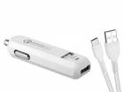 AVACOM CarMAX 2 2x Qualcomm Quick Charge 2.0 USB-C bílá