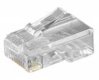 Konektor RJ45 kat. 5e nestíněný, na plochý kabel (lanko)
