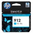 HP 912 Cyan Original Ink Cartridge, 3YL77AE