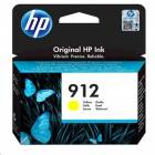 HP 912 Yellow Original Ink Cartridge, 3YL79AE