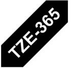 Brother TZe-365, černá / bílá (36mm, laminovaná)