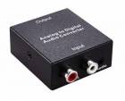 Převodník z analogového signálu 2xCINCH na digitální SPDIF a optický Toslink