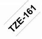 Brother TZe-161, průsvitná / černá (36mm, laminovaná)