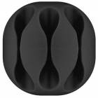 Držák na 3 kabely na stůl 4ks - černá barva