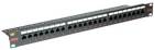 Patchpanel 19'' kat. 6 UTP, 24p, černý s osazením