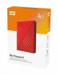 WD My Passport portable 4TB Ext. 2.5" USB3.0 Červený