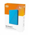 WD My Passport portable 4TB Ext. 2.5" USB3.0 Modrý