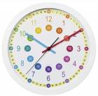 Hama Easy Learning, dětské nástěnné hodiny, průměr 30 cm, tichý chod