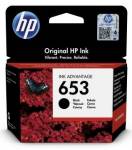 HP 653 Black Original Ink Cartridge, 3YM75AE