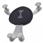 Držák do auta PLUS A2962 s bezdrátovou nabíječkou 2v1, černý