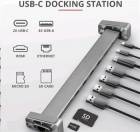 TRUST Dalyx Aluminium 10-in-1 USB-C Multi-port Dock 23417