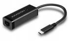 AXAGON ADE-SRC, USB3.1 Type-C - externí Gigabit Ethernet adaptér, auto install