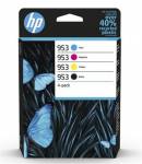 HP 953 CMYK Original Ink Cartridge 4-Pack, 6ZC69AE