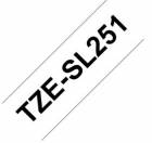 Brother TZe-SL251, bílá / černá (24mm, samolaminovací), délka 8m