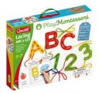 Quercetti - Play Montessori - Lacing ABC + 123 02808 