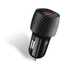 CONNECT IT InCarz QUICK CHARGE 3.0 nabíječka do auta, 1x USB-A, 3 A, CARBON