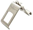 Držák pro 1x keystone na DIN lištu, kovový