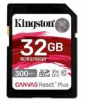 Kingston paměťová karta 32GB Canvas React Plus SDHC UHS-II