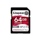 Kingston paměťová karta 64GB Canvas React Plus SDXC UHS-II
