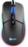 Herní myš C-TECH Dawn (GM-24L), casual gaming, 6400 DPI, RGB podsvícení, USB