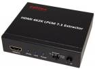 Roline HDMI audio extraktor, HDMI -> HDMI, 7.1 audio, 4K