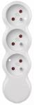 Emos Samostatná 3 zásuvka, bílá