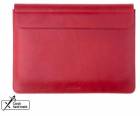 Kožené pouzdro FIXED Oxford pro Apple MacBook Air 13,6" (2022) M2, červené
