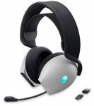 Dell Alienware Dual Mode Wireless Gaming Headset AW720H Lunar Light