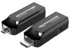 PremiumCord USB-C na HDMI extender přes Cat5e/6/6a 4K@60Hz na 60m