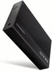 AXAGON EE35-GTR, USB-C 5Gbps - SATA 6G 3.5" RIBBED box, černý
