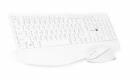 CONNECT IT Combo bezdrátová bílá klávesnice + myš, (+1x AAA +1x AA baterie zdarma), CZ + SK layout