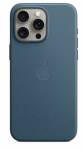 Apple kryt z tkaniny FineWoven s MagSafe na iPhone 15 Pro Max, tichomořsky modrá