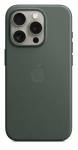Apple kryt z tkaniny FineWoven s MagSafe na iPhone 15 Pro, listově zelená