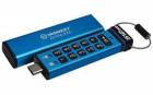 Kingston Ironkey Keypad 200C 512GB USB-C Modrý