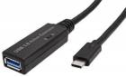 Roline USB 5Gbps (USB 3.0) aktivní prodlužovací kabel USB C(M) - USB A(F), 5m