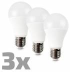 ECOLUX LED žárovka 3-pack, klasický tvar, 12W, E27, 3000K, 270°, 1080lm, 3ks v balení