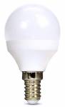 Solight LED žárovka, miniglobe, 6W, E14, 3000K, 510lm, bílé provedení