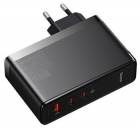 Baseus CCGP100201 GaN5 Pro Fast Nabíječka USB + 2xUSB-C 140W Black