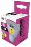 Emos LED žárovka Classic MR16 / GU10 / 7 W (60 W) / 800 lm / teplá bílá / stmívatelná 3×DIM 