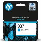 HP 937 Cyan Original Ink Cartridge, 4S6W2NE